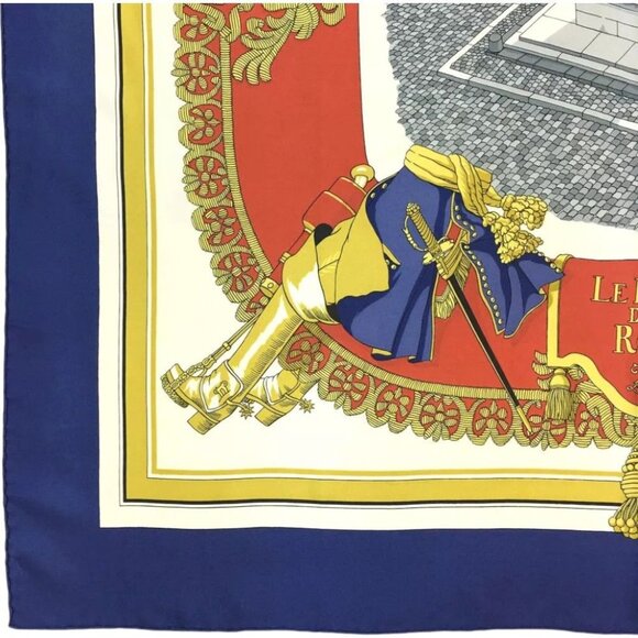 958200BR (S2) Hermes Scarf Multicolor Silk - Picture 3 of 9